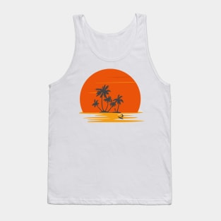 Sunset at The Beach Tank Top